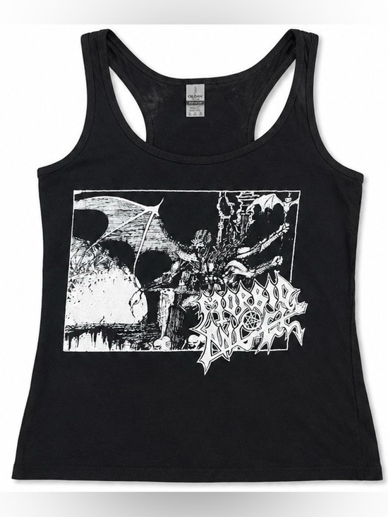 Gildan Tops - Women’s Morbid Angel Soft Racerback Tank